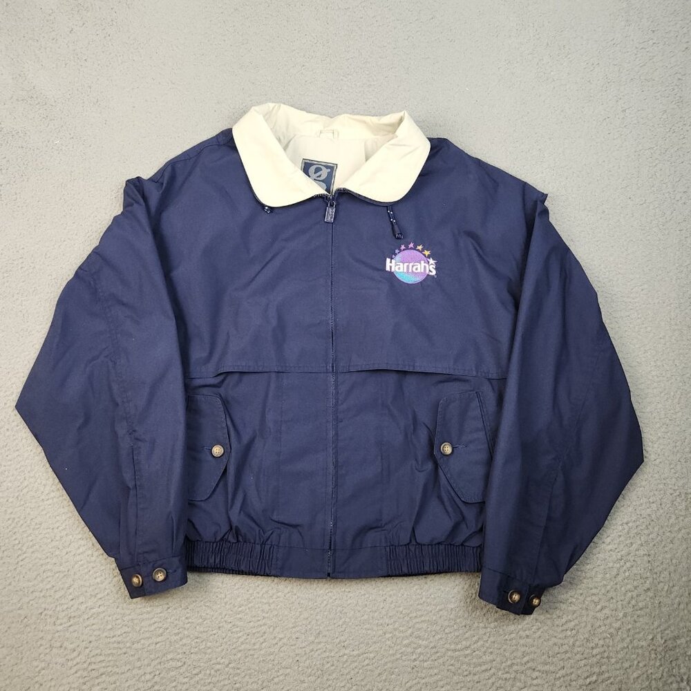 Vintage‎ 90's Gear For Sports Jacket Men's XL Harrah’s New Orleans Casino Vented